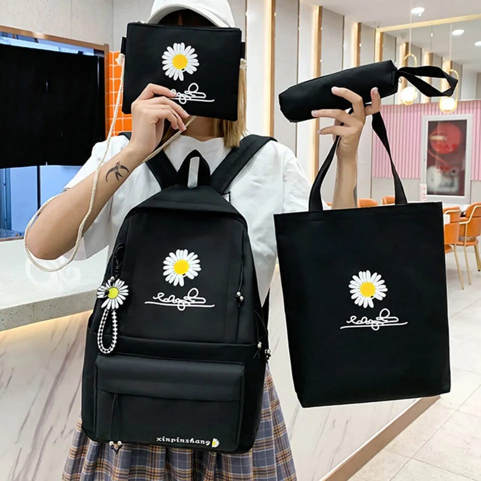 BLACK DAISY BAG