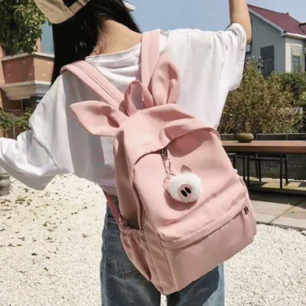 Pink Bunny Backpack